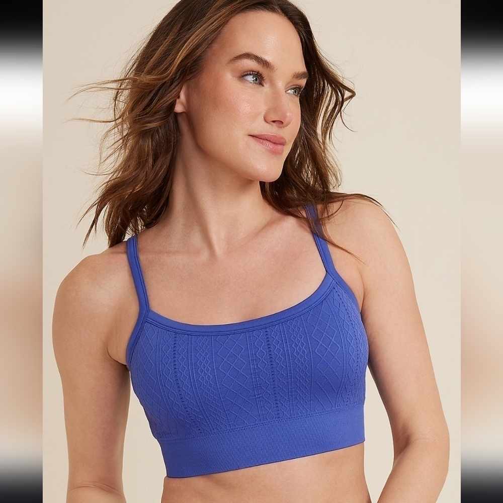 Maurices True Stretch Seamless Cable Knit Bralette